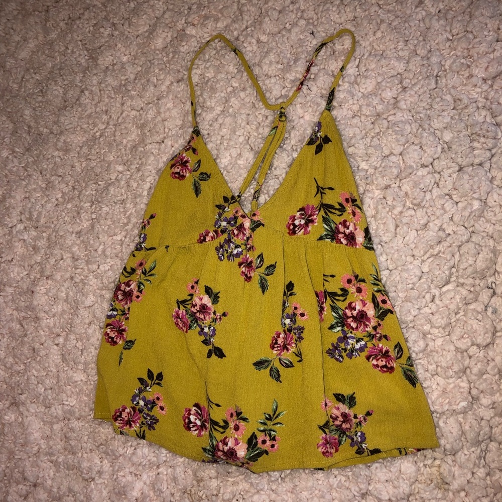 Floral tank top